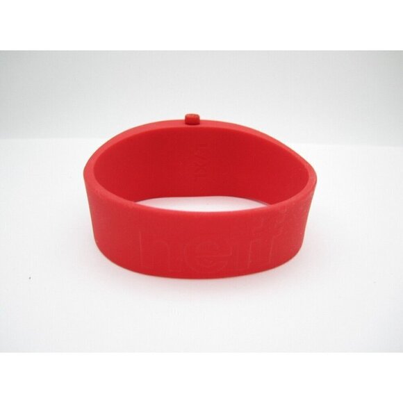 Women Neff Bandit Quartz WR Analog 25mm Red Watch Sz L/XL (H189) "New Battery" - Picture 5 of 7